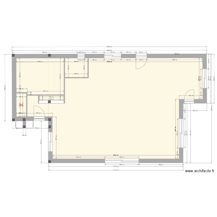 20190803PlanRefChatreVide. Plan de 0 pièce et 0 m2