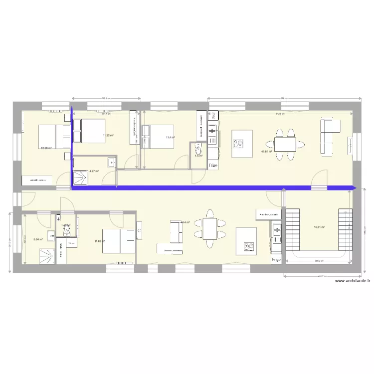 immeuble marange. Plan de 