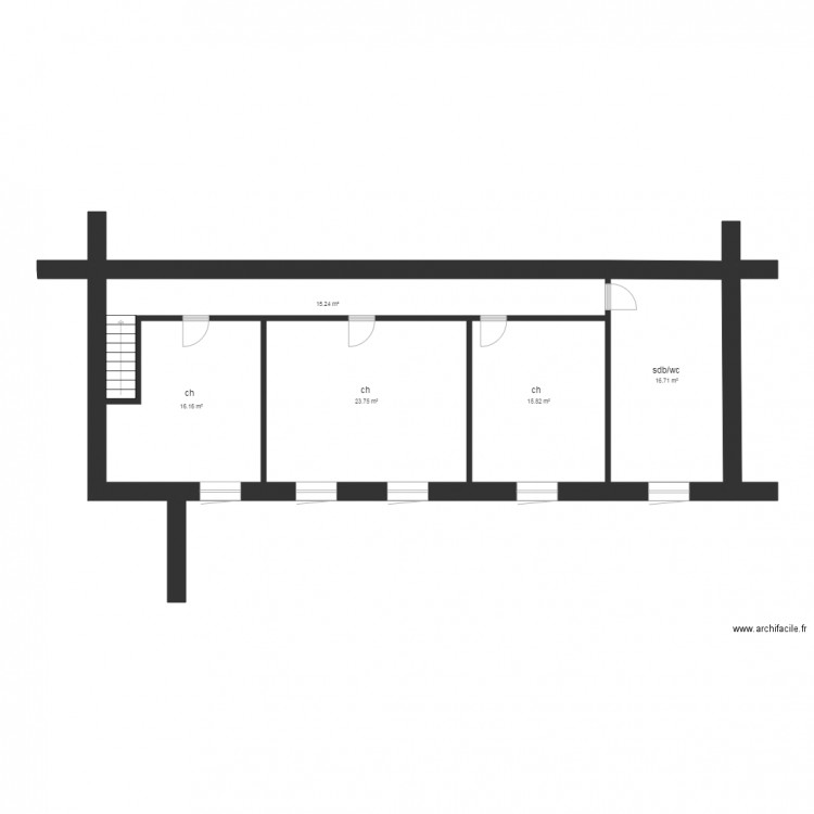 plan DERORY St Bonnet le Courreau. Plan de 0 pièce et 0 m2