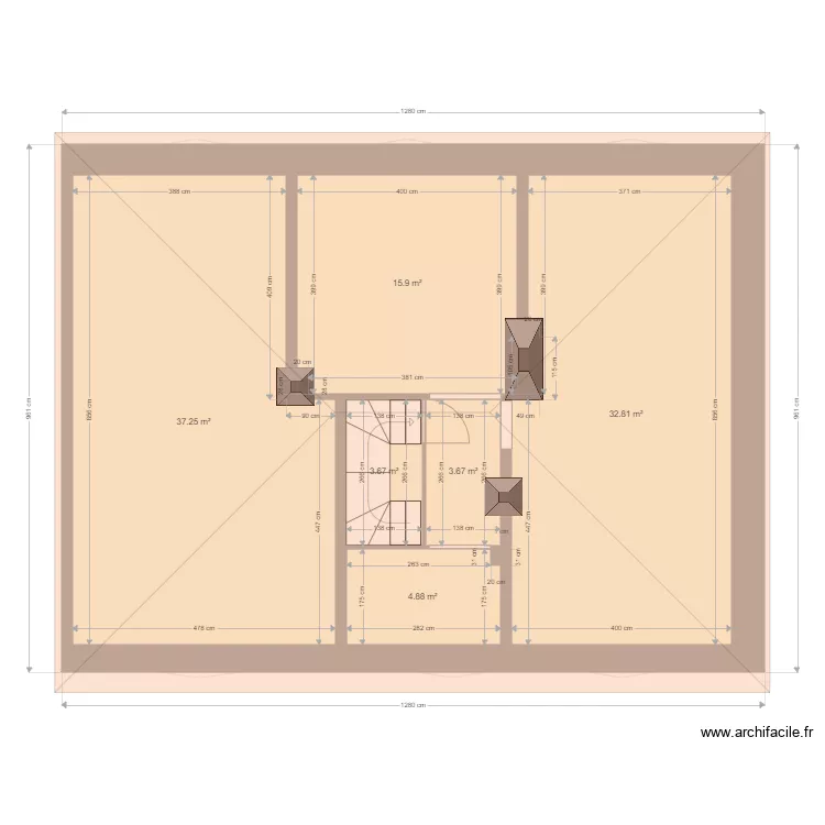 Grenier . Plan de Grenier . Plan de