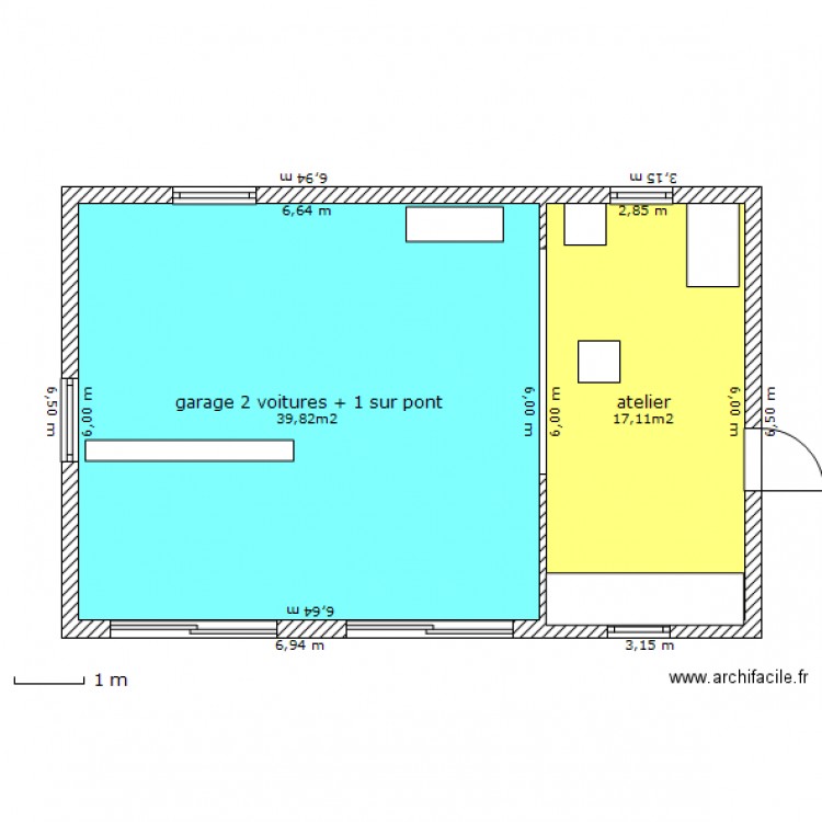 garage 3 voitures et atelier à Enines. Plan de 0 pièce et 0 m2