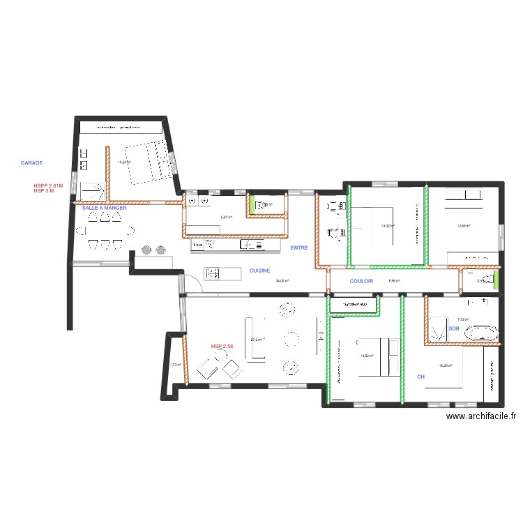Damien 2. Plan de 0 pièce et 0 m2