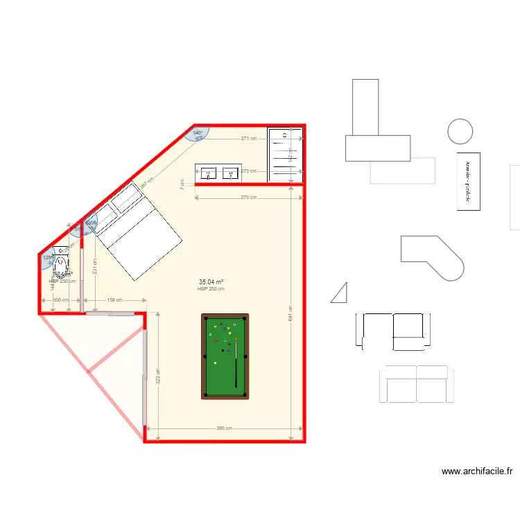 exterieur alex. Plan de 