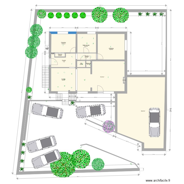 Appart étage Huy. Plan de 0 pièce et 0 m2