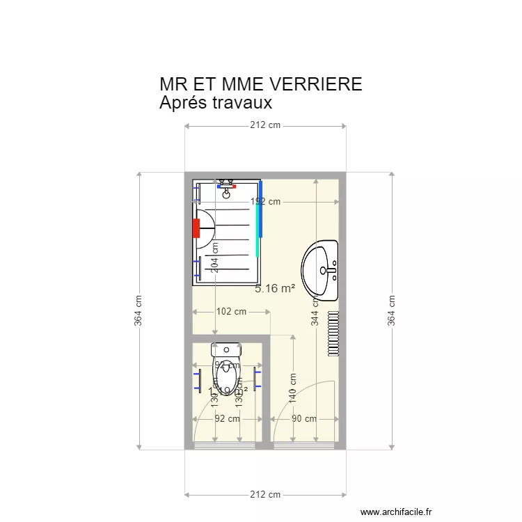 VERRIERE Ap. Plan de 