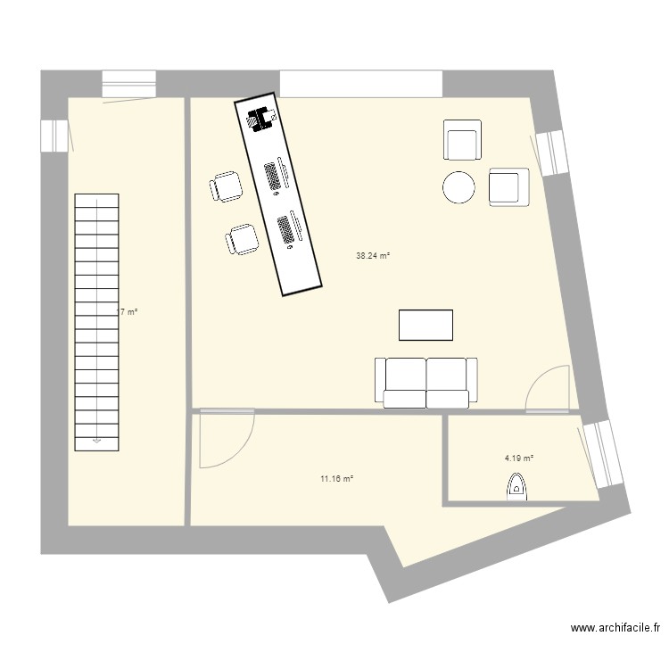 Réception. Plan de 0 pièce et 0 m2