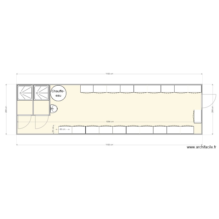 Sagrex 2022. Plan de 3 pièces et 31 m2