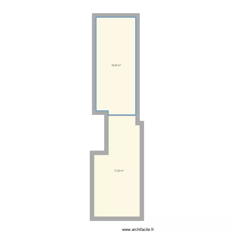 etagee maison jardin. Plan de 0 pièce et 0 m2