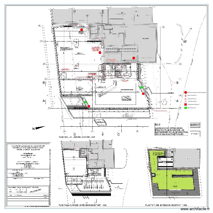 Meyer Denis incendie. Plan de 0 pièce et 0 m2
