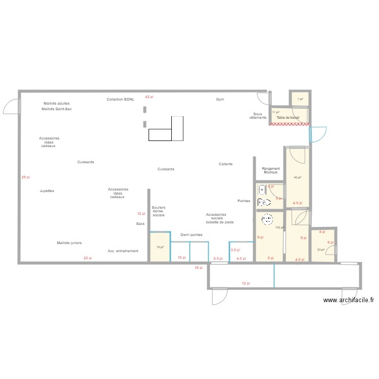 2023 Boutique Adagio reno. Plan de 0 pièce et 0 m2
