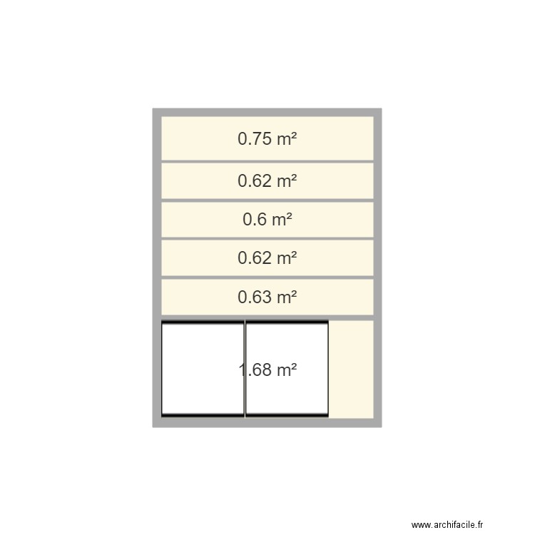 Placard. Plan de 0 pièce et 0 m2