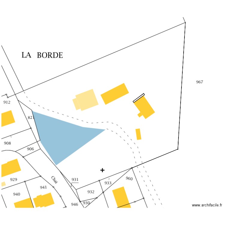 plan de masse neuillé extension. Plan de 0 pièce et 0 m2