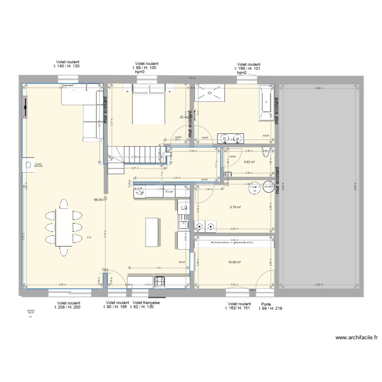 rez final dada. Plan de 0 pièce et 0 m2