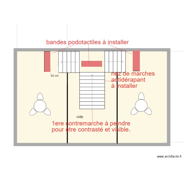 1er étage le petit étage. Plan de 0 pièce et 0 m2