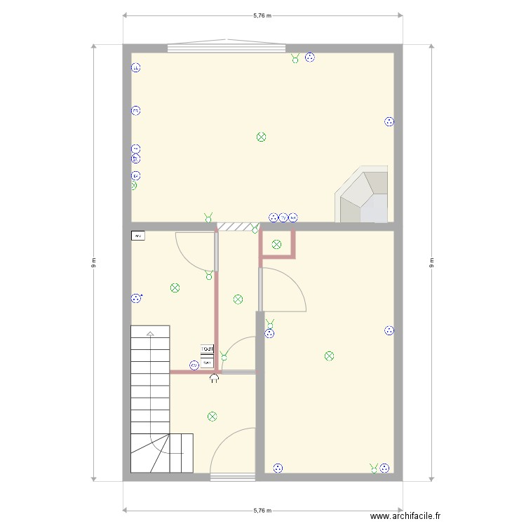 tuci house. Plan de 0 pièce et 0 m2