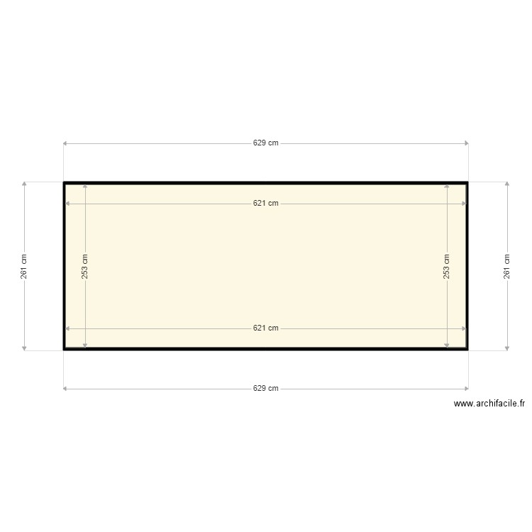 cabane  chantier. Plan de 0 pièce et 0 m2