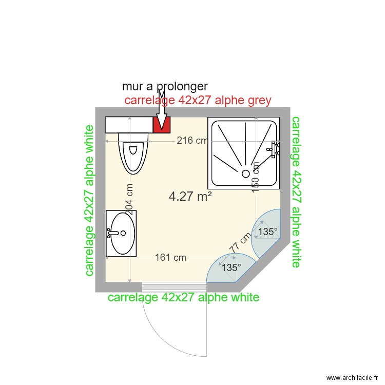 LOSCH IMPA ST FRANCOIS. Plan de 0 pièce et 0 m2