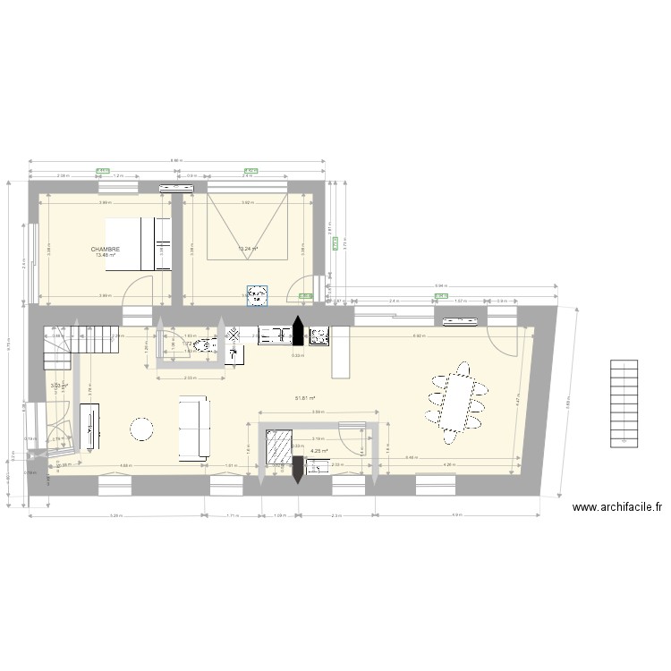 TOULENNE MODIF. Plan de 0 pièce et 0 m2