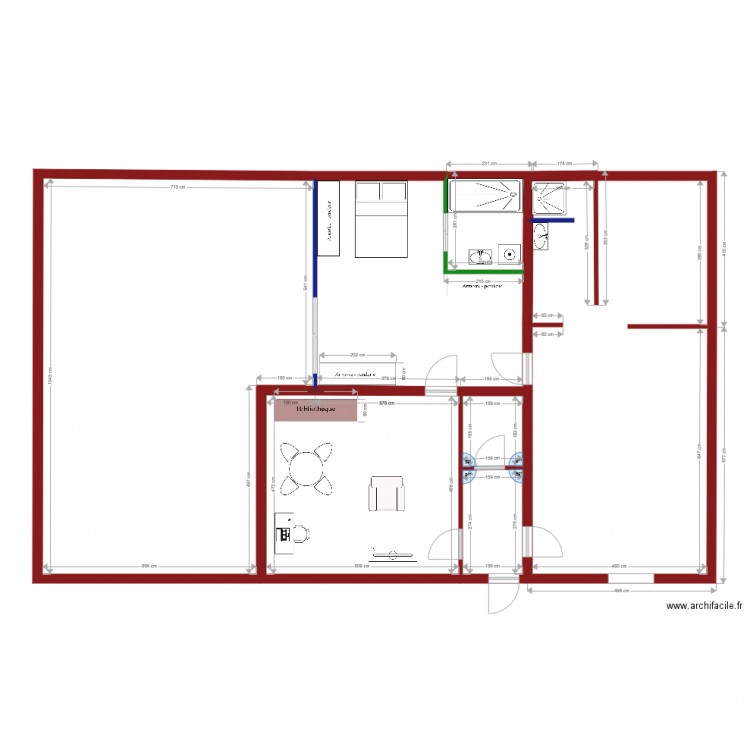 Maison Hauterives. Plan de 0 pièce et 0 m2