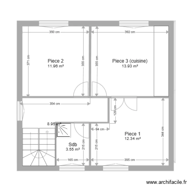 Maison MELAINE. Plan de 