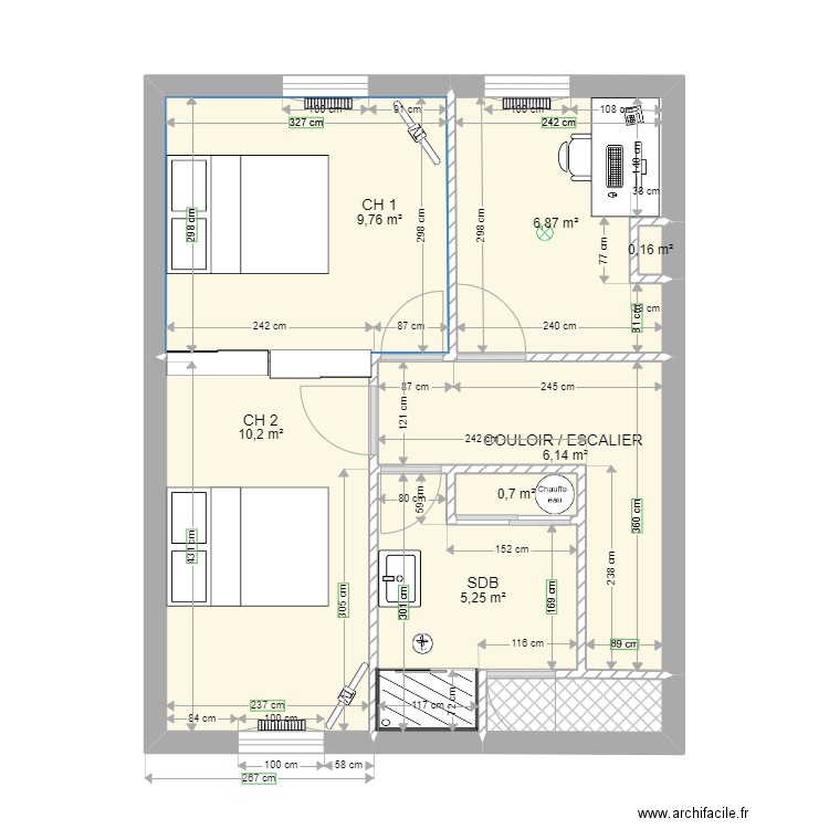 R1 - Maison TIRAUX Peinture. Plan de 0 pièce et 0 m2