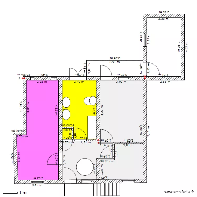 allinges 1er. Plan de 