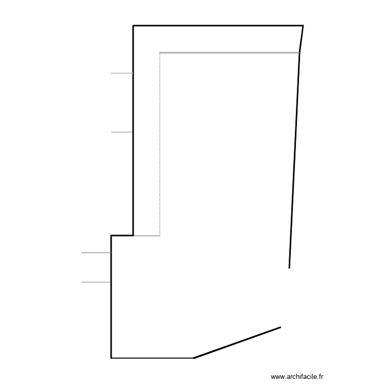 cour mallassagne. Plan de 