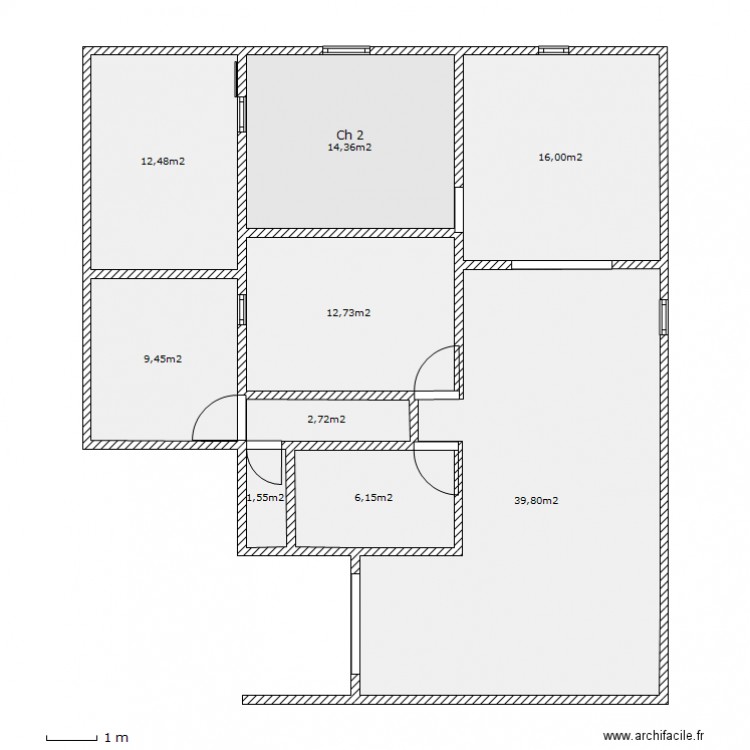 maison 2. Plan de 0 pièce et 0 m2