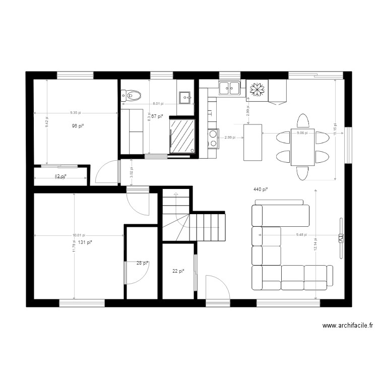 717B Girard Paquin. Plan de 0 pièce et 0 m2