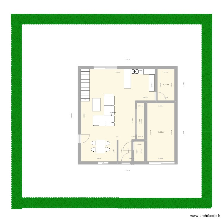 maison. Plan de 0 pièce et 0 m2