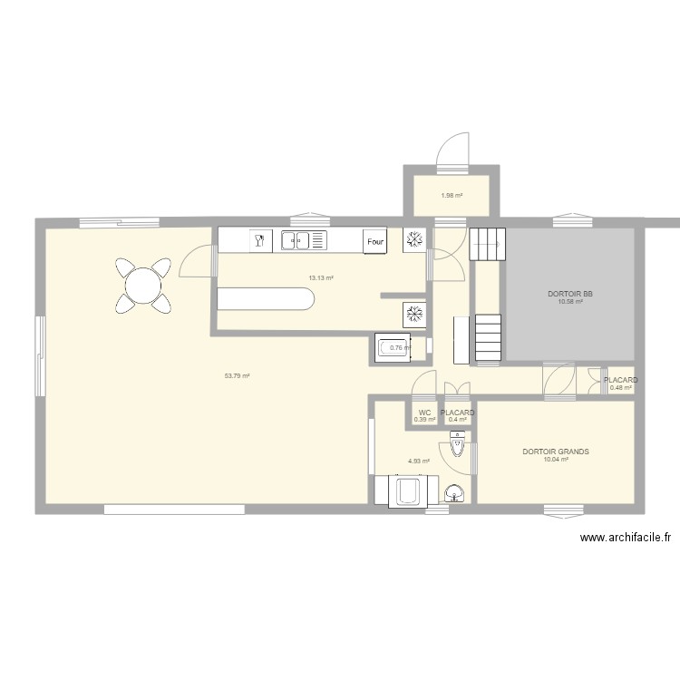 Micro Crèche Kiamondoudou Osny. Plan de 0 pièce et 0 m2