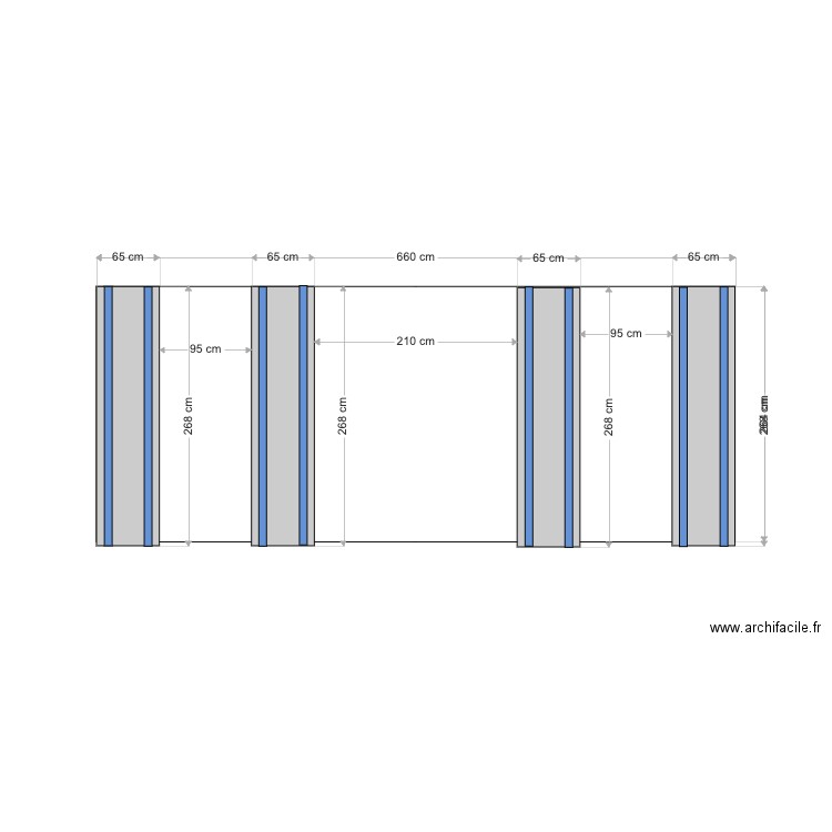 SALON  CONFIG22 65CM. Plan de 0 pièce et 0 m2