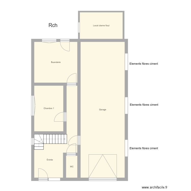 Croquis WELSCH. Plan de 0 pièce et 0 m2