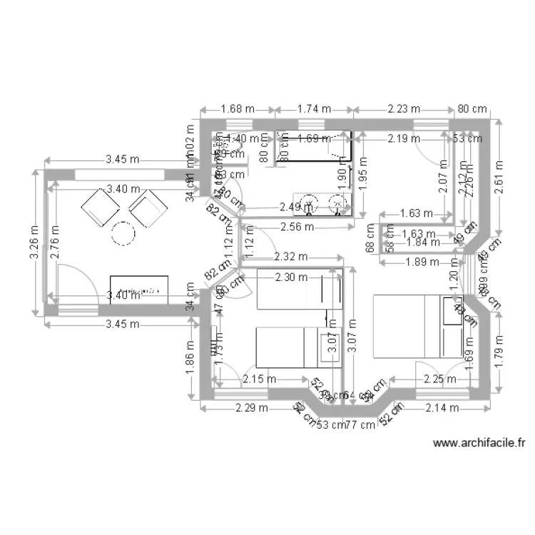 archifacileBRDC. Plan de 