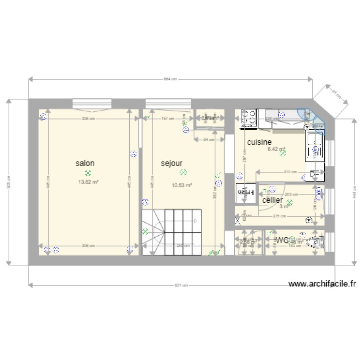 GASPRE RDC plan elec. Plan de 0 pièce et 0 m2