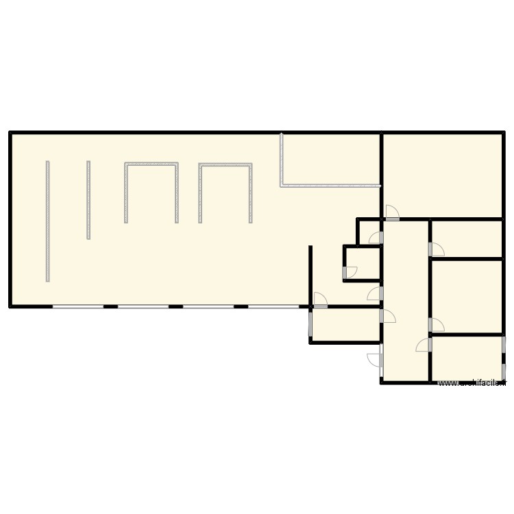 MANGANELLI EVENTS. Plan de 10 pièces et 881 m2