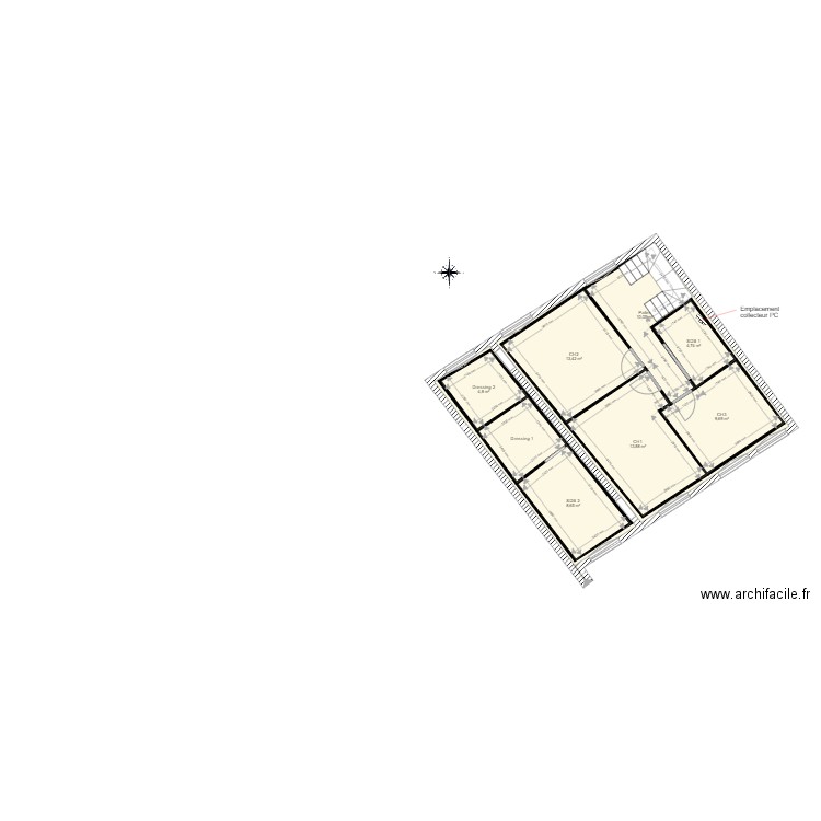 Plan étage. Plan de 0 pièce et 0 m2