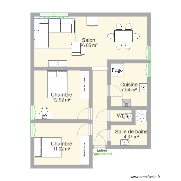 BOUCHOUCHA. Plan de 0 pièce et 0 m2