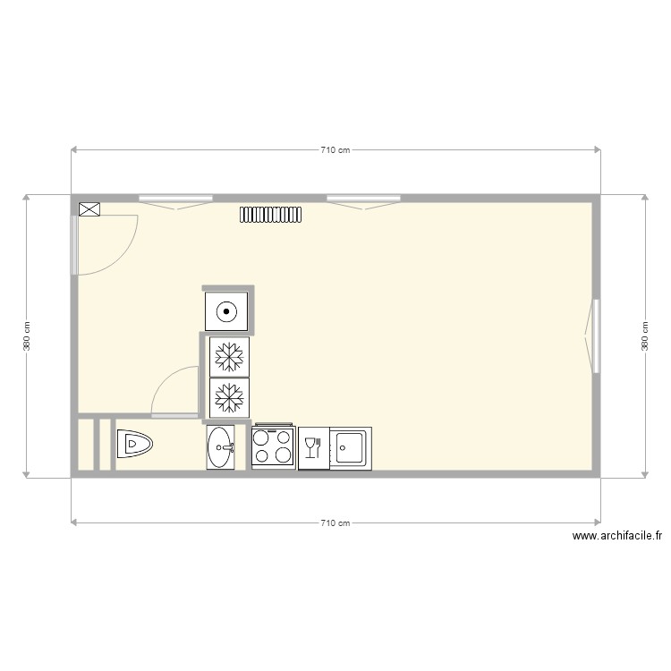 1er niveau Barbette. Plan de 0 pièce et 0 m2