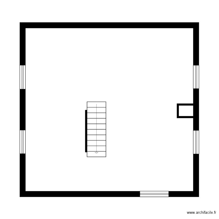 Naud étage. Plan de 0 pièce et 0 m2