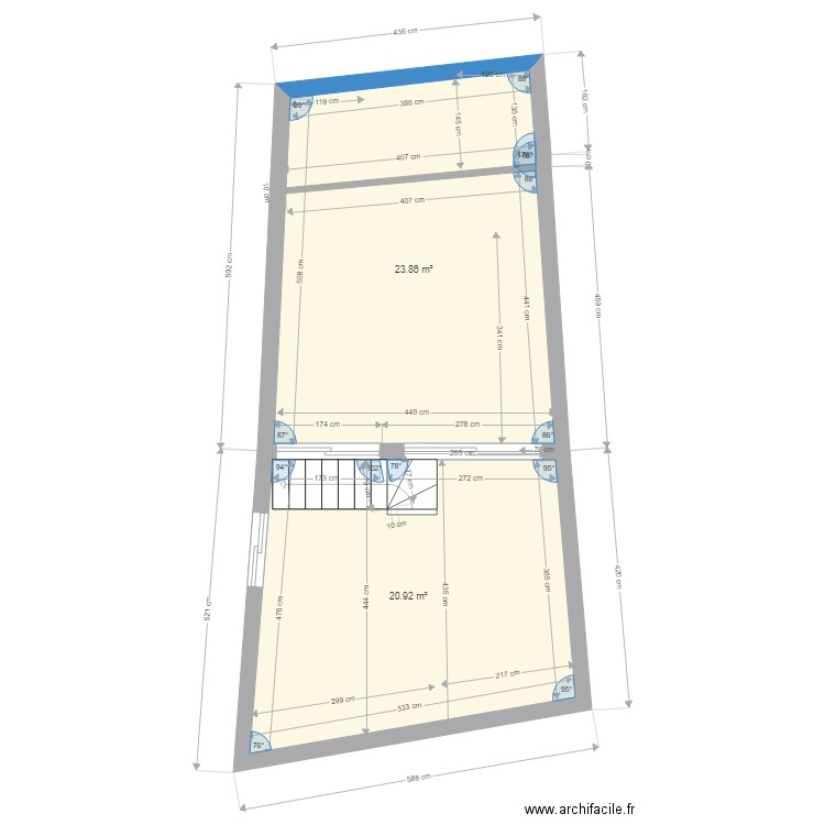 torreilles 2 2ième étage 1. Plan de 0 pièce et 0 m2