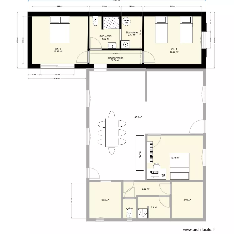 Maubuisson Extension v22. Plan de Maubuisson Extension v22. Plan de