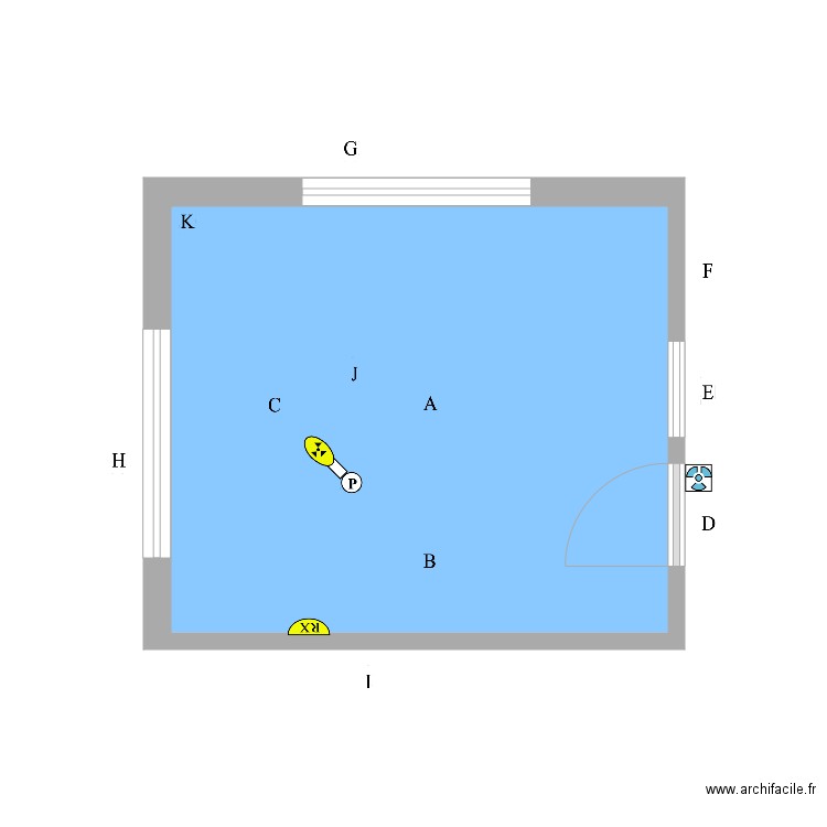 Cabinet 1 de la SCM CARON PAYEN. Plan de 0 pièce et 0 m2