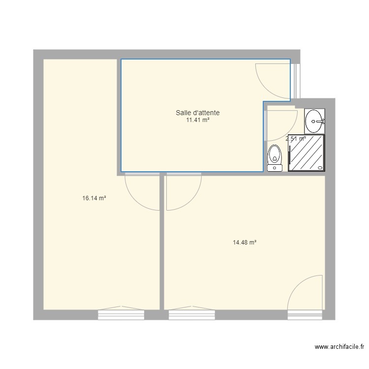 local 12 actuel. Plan de 0 pièce et 0 m2