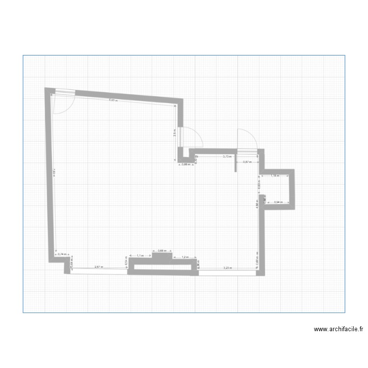 ben et antoine plan coté. Plan de 0 pièce et 0 m2