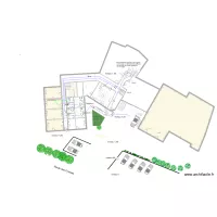 PLAN RDC ET CIRCULATIONS ACCES PMR