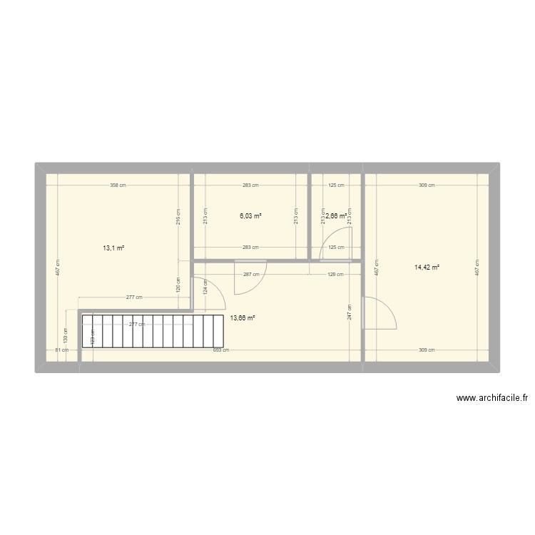 JANEZ ETAGE. Plan de 0 pièce et 0 m2