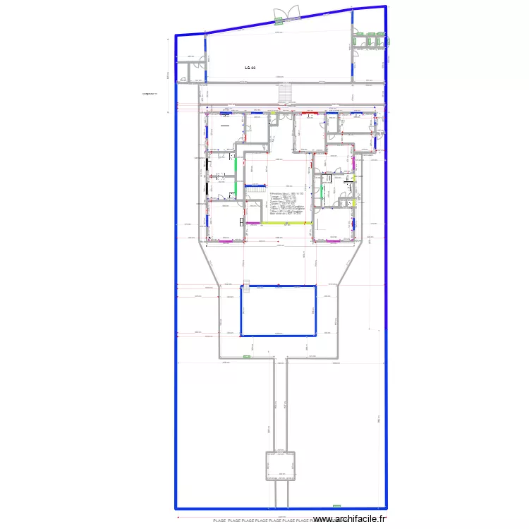 A LG 97. Plan de 
