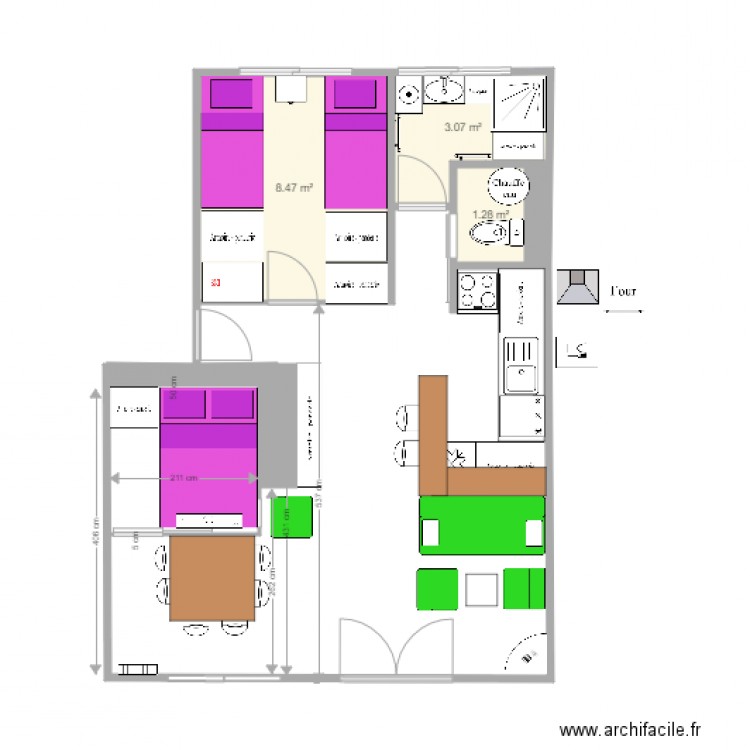 Chamrousse plan 12. Plan de 0 pièce et 0 m2