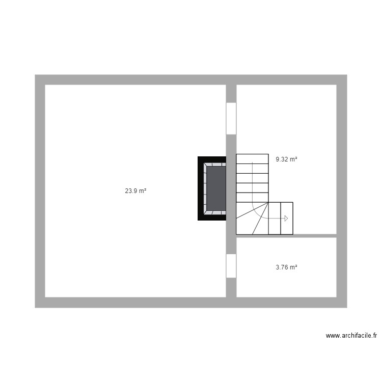 appart 1 etage. Plan de 0 pièce et 0 m2